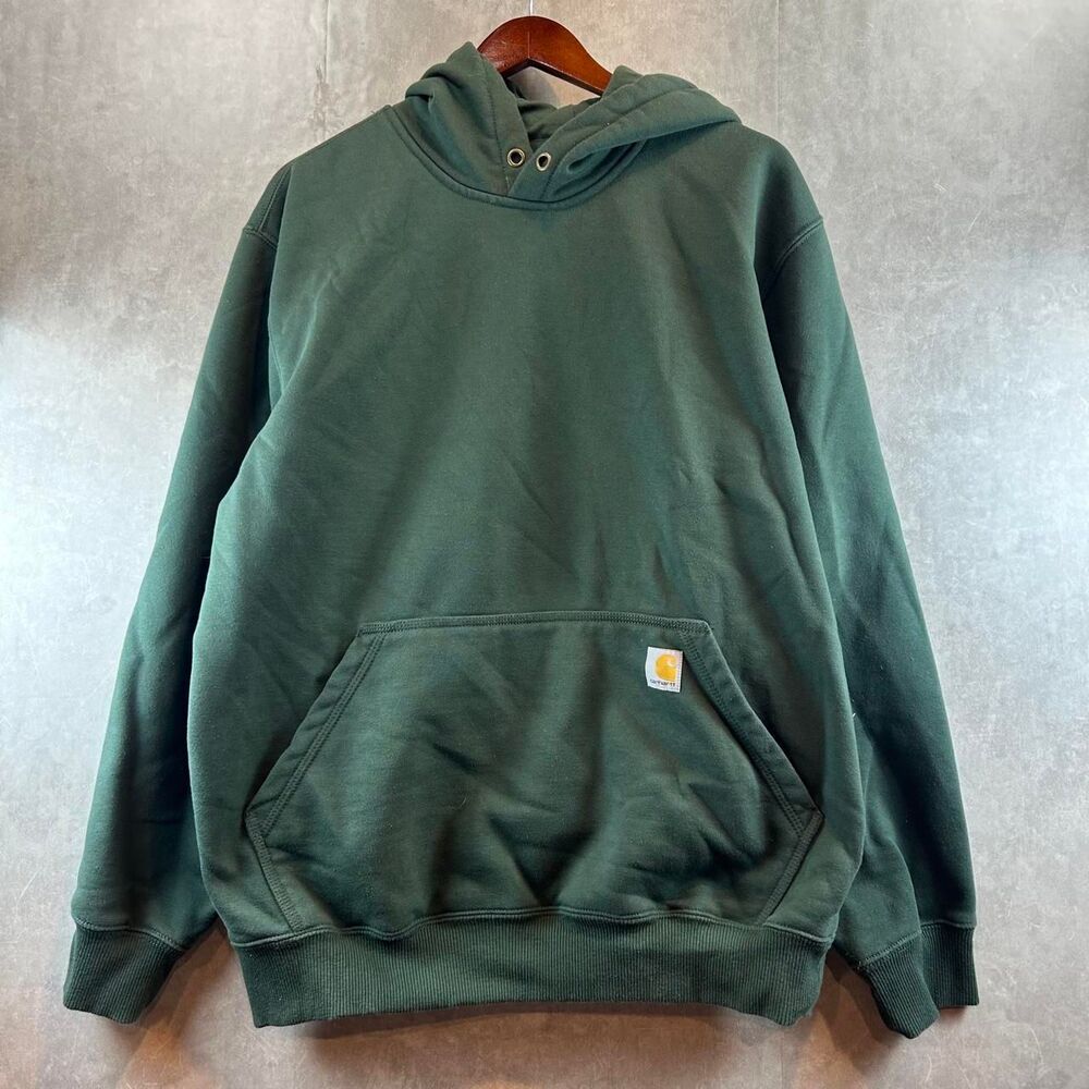 Carhartt Men's Green and Khaki Hoodie